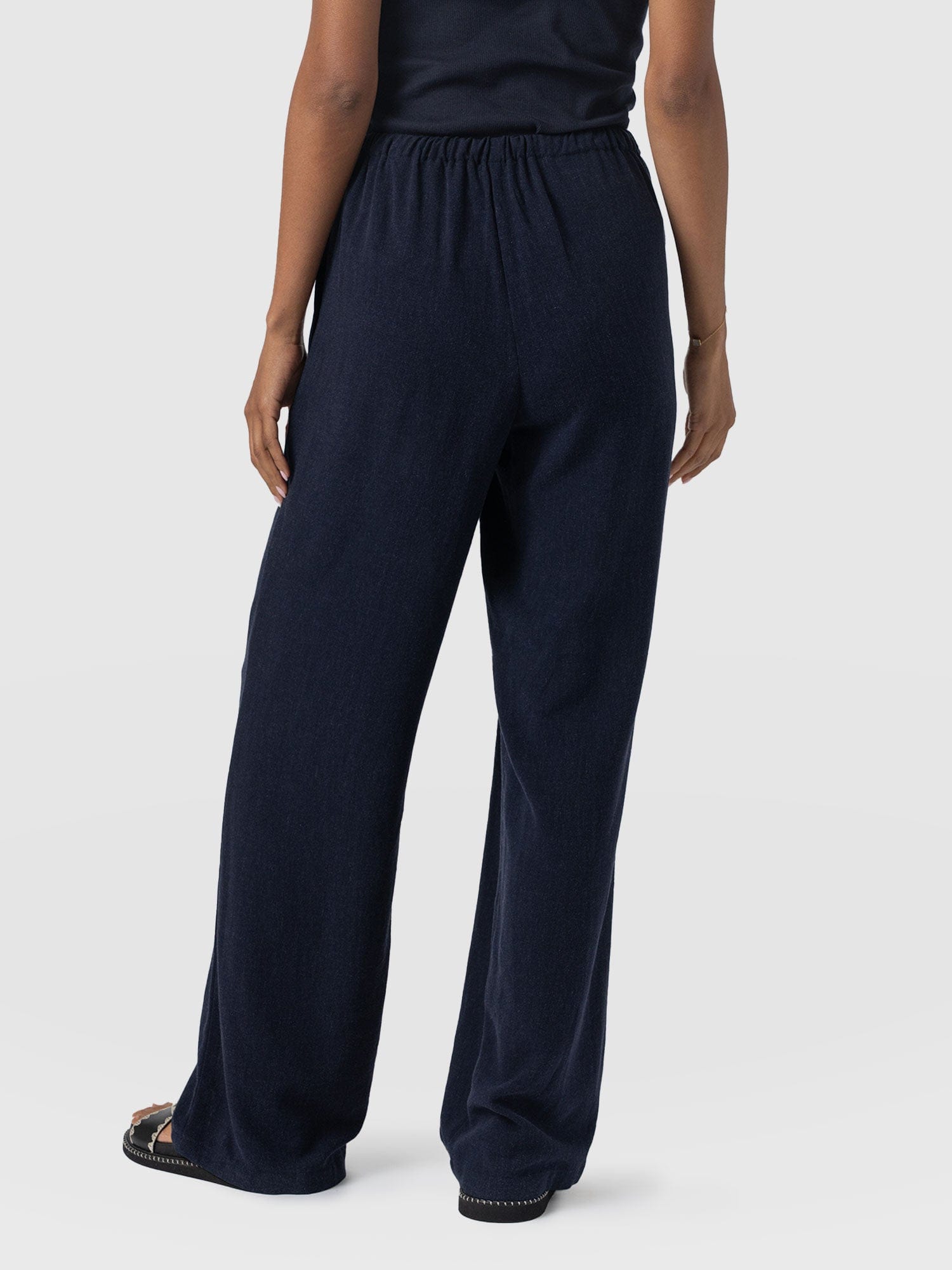 Corinne Linen Pant - Navy - Women's Pants | Saint + Sofia® USA